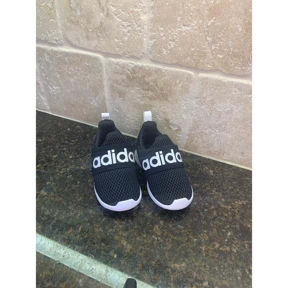 Adidas Lite Racer Adapt 4.0 Toddler Sneakers - Black/White - 5K - NEW - Picture 2 of 7